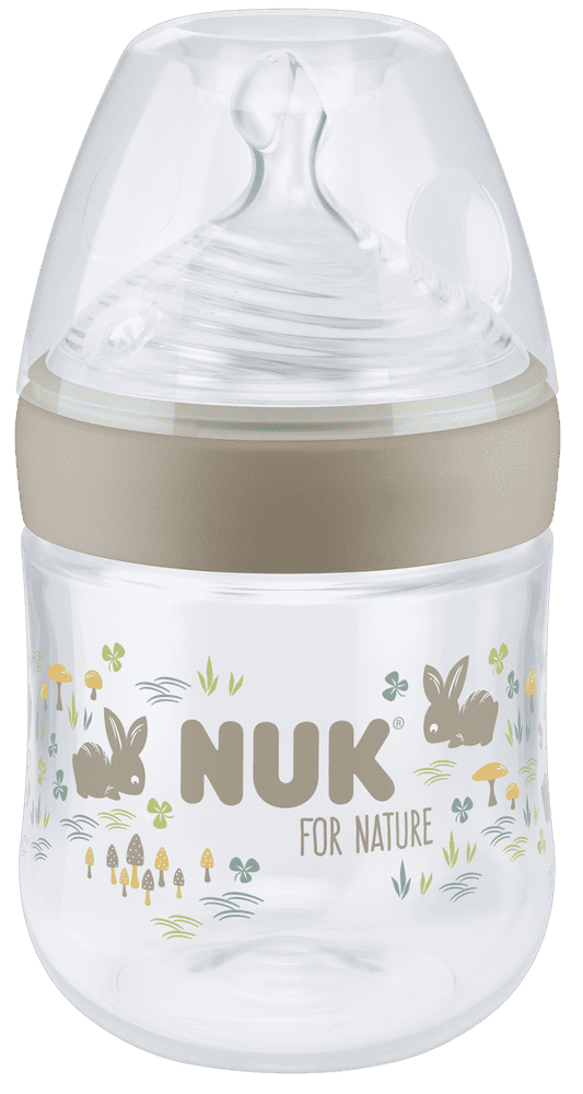 Levně Nuk for Nature láhev s kontrolou teploty 150 ml hnědá