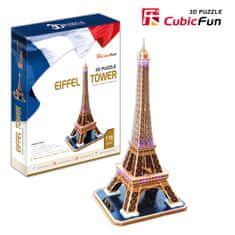 CubicFun Eiffelova věž 3D Puzzle, 82 dílků