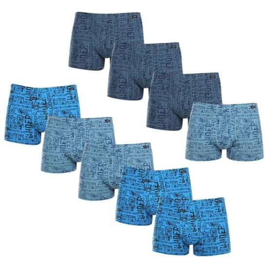 Andrie 9PACK pánské boxerky modré (PS 5584)
