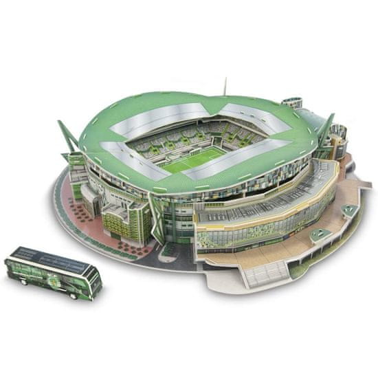 Nanostad Fotbalový stadion Sporting Lisabon - Estádio José Alvalade 3D Puzzle, 116 dílků