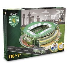 Nanostad Fotbalový stadion Sporting Lisabon - Estádio José Alvalade 3D Puzzle, 116 dílků