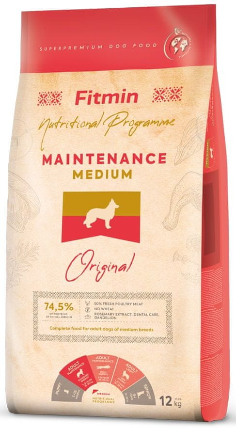 Levně Fitmin Dog medium maintenance - 12 kg