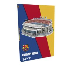 Nanostad Fotbalový stadion FC Barcelona - Camp Nou 3D Puzzle, 24 dílků