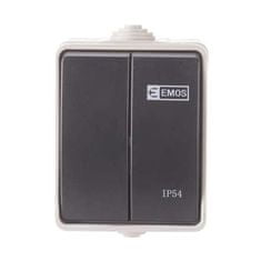 Emos Přepínač nástěnný A1398.1 č.5 IP54