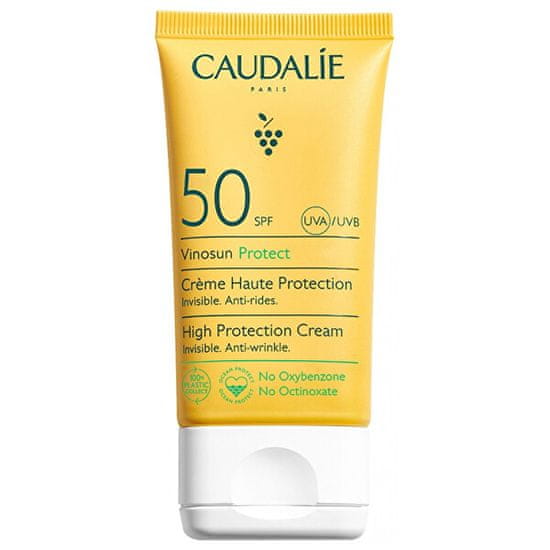 Caudalie Ochranný pleťový krém na opalování SPF 50+ Vinosun (High Protection Cream) 50 ml