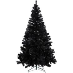 Timeless Tools Černý umělý vánoční stromek, 150cm 415 větví