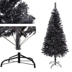 Timeless Tools Černý umělý vánoční stromek, 120cm 230 větví