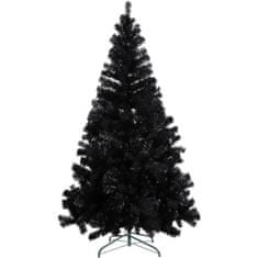 Timeless Tools Černý umělý vánoční stromek, 180cm 708 větví