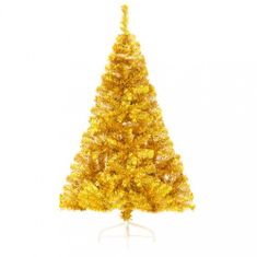 Timeless Tools Zlatý umělý vánoční stromek, 180cm 708 větví