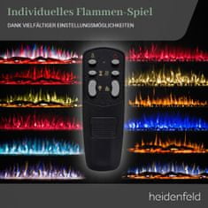 Heidenfeld Elektrický krb HF-WK400 s 3D efektem plamene