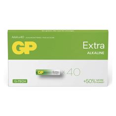 GP Alkalická baterie GP Extra AAA (LR03), 40 ks
