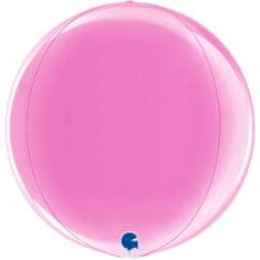 Grabo Fóliový balón koule tmavě růžová 38cm