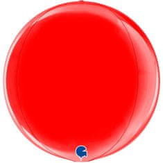 Grabo Fóliový balón koule červená 38cm