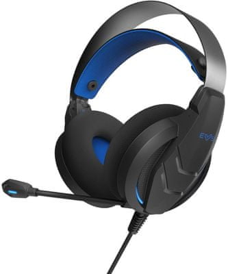 moderní sluchátka energy sistem Gaming Headset ESG Metal Core Blue led podsvícení široké možnosti připojení super zvuk