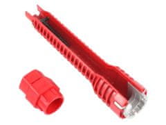 APT AG539B Univerzální nástrčný klíč pro instalaci baterií a dřezů, červený