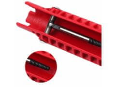 APT AG539B Univerzální nástrčný klíč pro instalaci baterií a dřezů, červený