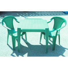 Sada 2 židličky a stoleček Progarden - zelená