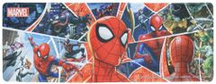 CurePink Herní podložka na stůl Marvel|Spiderman: Koláž (80 x 30 cm)