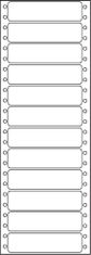 S&K Label Etikety tabelační jednořadé 89 x 23,4 bílé mm