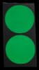 Svítící samolepky na vypínače II. kolečko zelené, 2ks - Kód: 16193