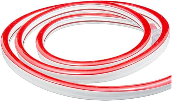 Neons LED neonový pásek 6x12 - 12V červený, řez každých 1 cm