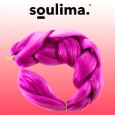 Soulima Syntetické copánky do vlasů - fialové