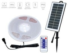 Ecolite Ecolite Solární LED pásek 5m,panel 4,5V,aku 3,7V/2400mAh,IP65 DX-SOLAR-3000/5M