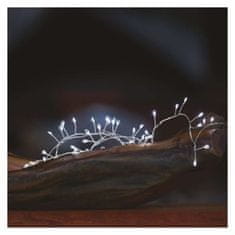 Emos Vánoční LED řetěz Nanos ježek s časovačem 2,4 m studená bílá