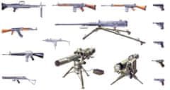 Italeri doplňky-set lehkých pěchotních zbraní, Model Kit 6421, 1/35