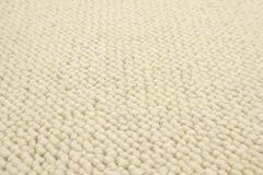 AKCE: 45x600 cm Metrážový koberec Alfawool 86 bílý (Rozměr metrážního produktu Bez obšití)
