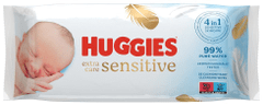 Huggies HUGGIES Ubrousky vlhčené Extra Care Triplo 56x3 ks