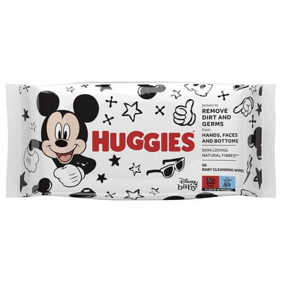 Huggies HUGGIES Ubrousky vlhčené Mickey Mouse 56 ks