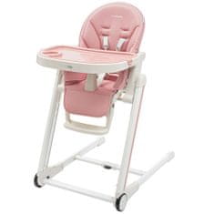NEW BABY Jídelní židlička Muka dusty pink