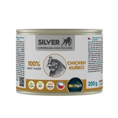 IRONpet Silver Dog Kuřecí 100% masa, konzerva 200 g