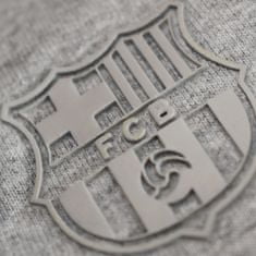 FotbalFans Pánské šortky FC Barcelona, šedé, bavlna | XXL