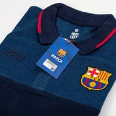 FotbalFans Polo tričko FC Barcelona, modré, poly-bavlna | XL