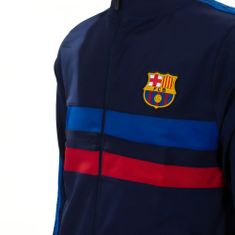 FotbalFans Dětská sportovní bunda FC Barcelona, tmavě modrá | 13-14r