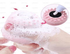 KN Silikonový kartáček na obličej - chobotnice růžová
