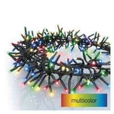Emos LED vánoční řetěz Hedge s programy 7,2 m barevný