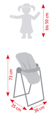 Bayer Chic Jídelní židlička pro panenku, 12