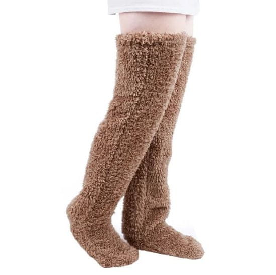 VIVVA® Dámské teplé ponožky, Teplé nadkolenky, Teplé hřejivé ponožky | HUGSOCKS