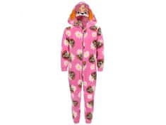 sarcia.eu Psi Patrol Skye Růžové, fleecové jednodílné pyžamo, dětské onesie s kapucí, OEKO-TEX 3-4 let 98-104 cm