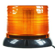 Stualarm LED maják 12-24V oranžový magnet homologace