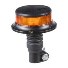 Stualarm LED maják 12-24V 18x1W oranžový na držák ECE R65 112x140mm