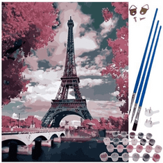 sapro Malování podle čísel - Eiffelova věž 40 x 50 cm, Maaleo 22784