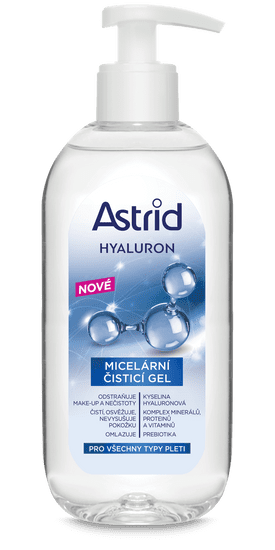 Astrid ASTRID HYALURON čistící micelární gel, 200 ml