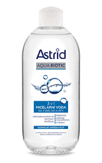 Astrid ASTRID AQUA BIOTIC micelární voda 3v1, normální a smíšená pleť, 400 ml