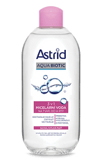 Astrid ASTRID AQUA BIOTIC micerální voda 3v1, suchá a citlivá pleť, 400 ml