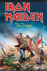 CurePink Plakát Iron Maiden: The Trooper (61 x 91,5 cm)