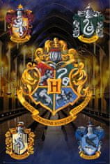 CurePink Plakát Harry Potter: Hogwarts (61 x 91,5 cm) 150 g